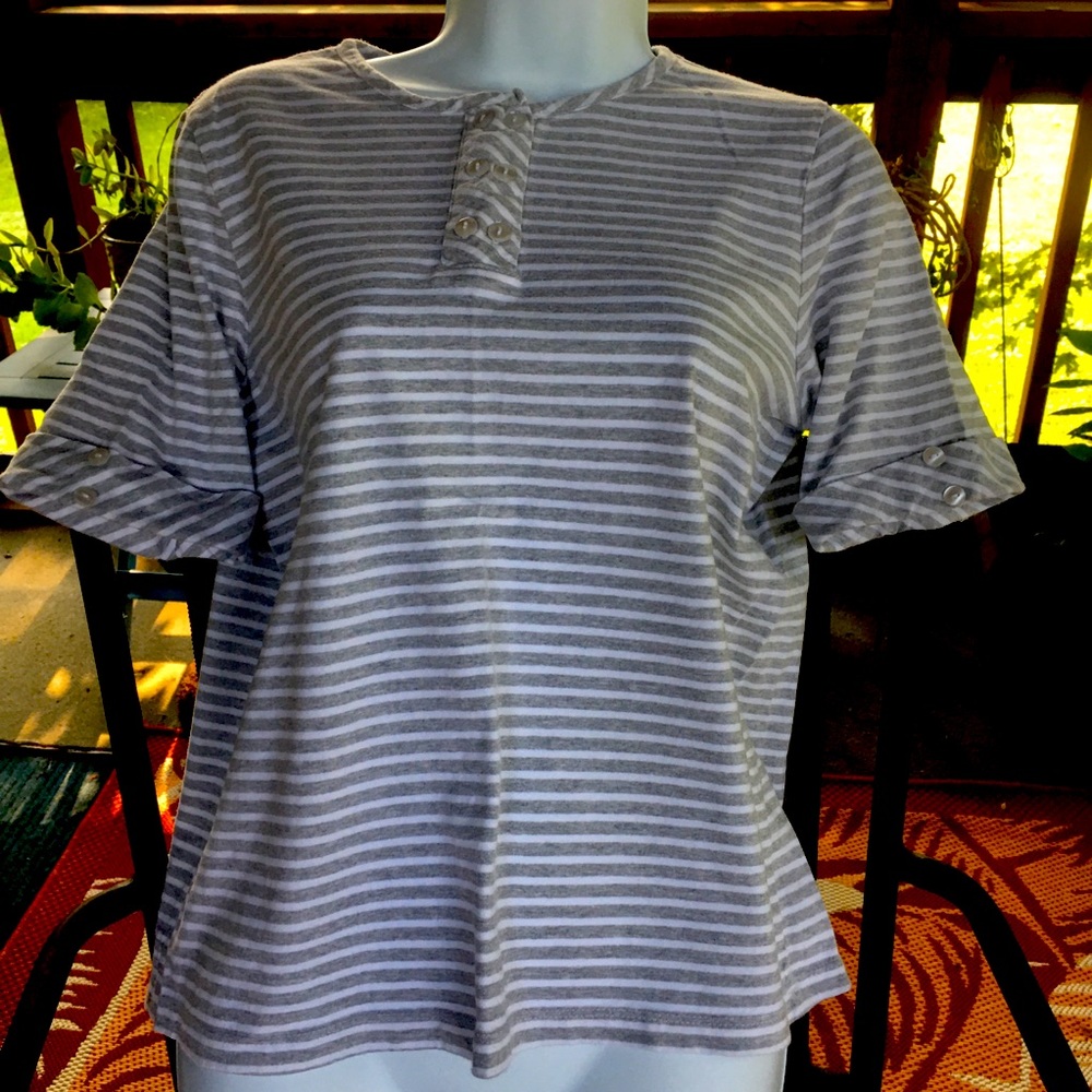 Striped Short Sleeved Shirt
